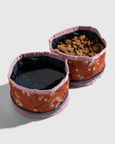 (R)evolution™ Collapsible Double Dog Bowl: Pine