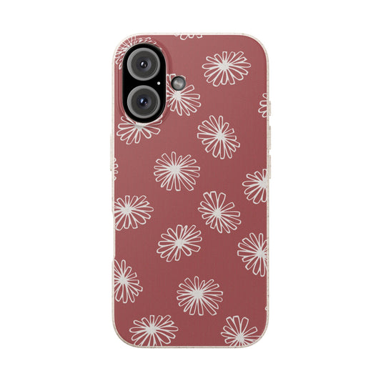 Vintage Pink Daisy - Biodegradable Phone Case