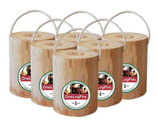 Original OneLogFire 6-Logs per case 2-Hour burn time