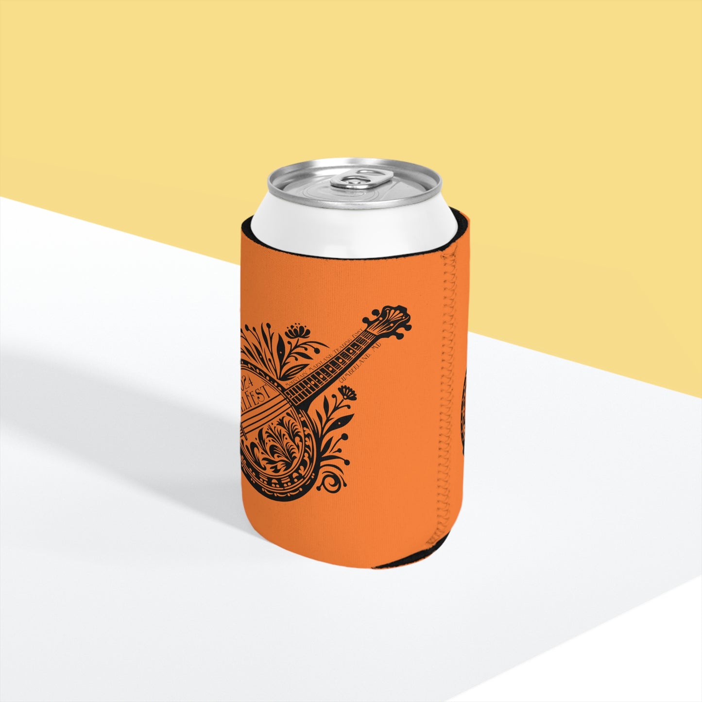 DelFest Banjo Can Cooler Sleeve