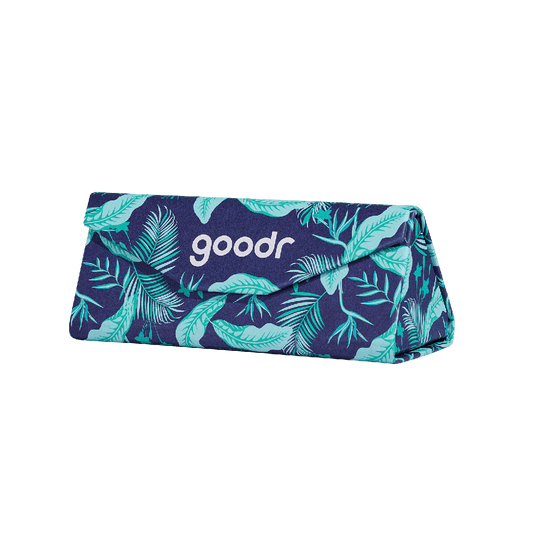 "Enter The Fold” Folding Sunglasses Case