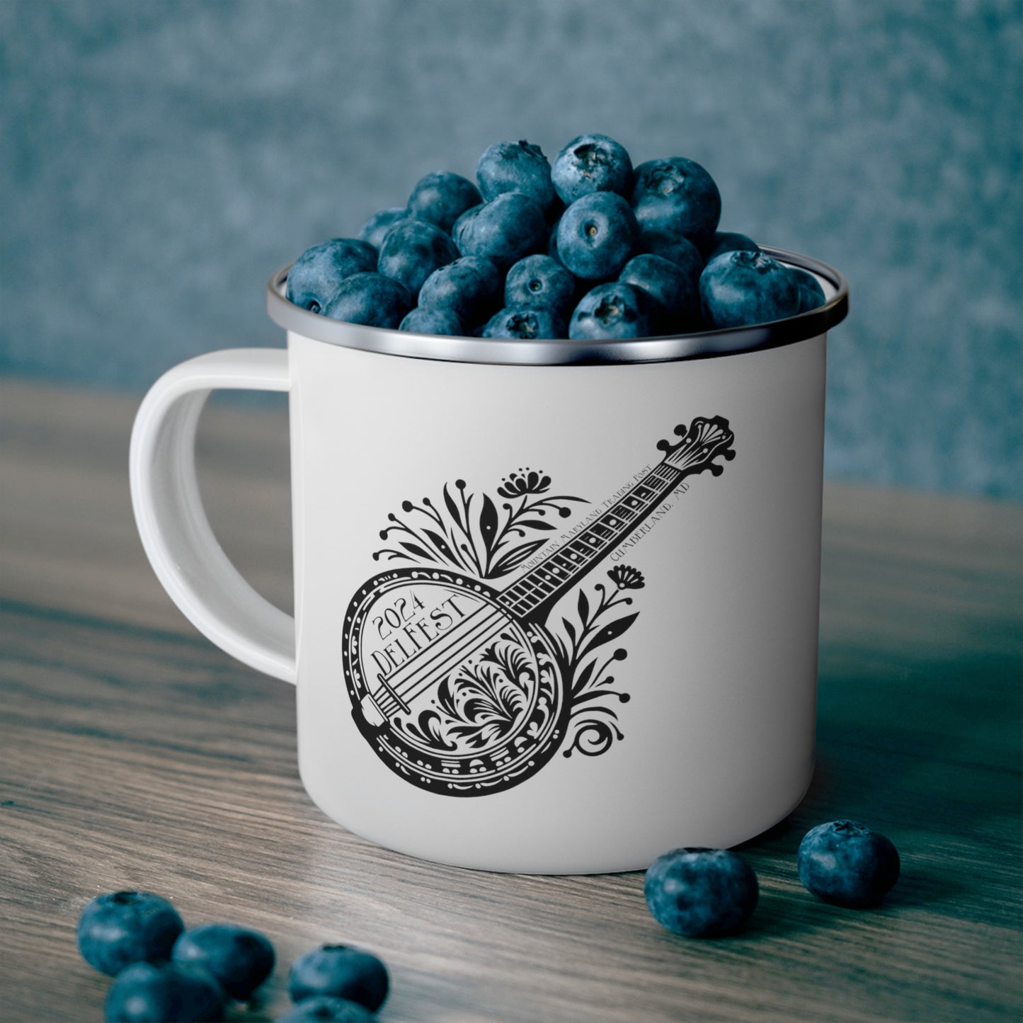 Delfest 2024 Enamel Camping Mug