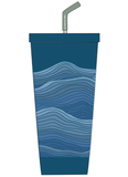24 oz Insulated Steel Straw Tumbler: Seafoam