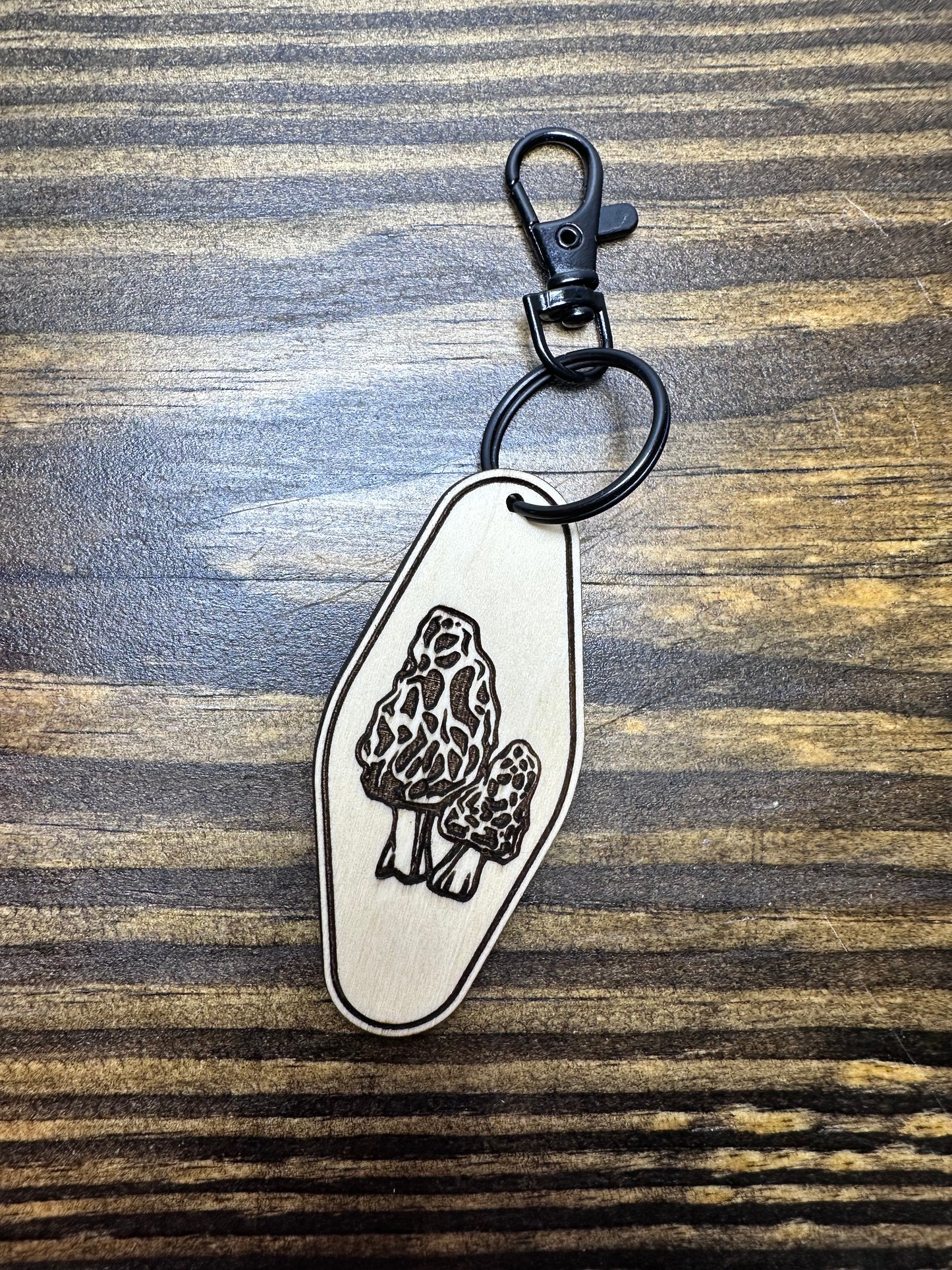 Morel Keychain