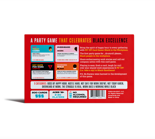 PO' UP! Card Game: Black in the Workplace Edition