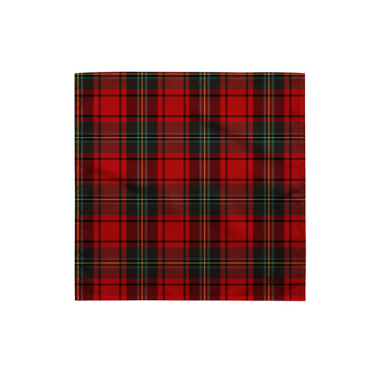 Red and Green Plaid - Pet Bandana