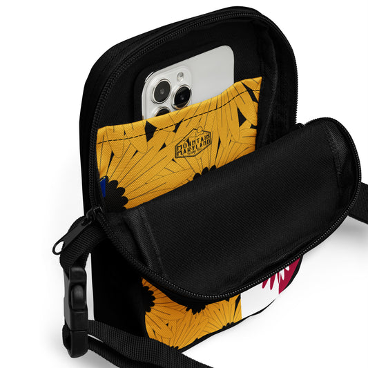 Black Eyed Susan Flag - Utility Crossbody Bag