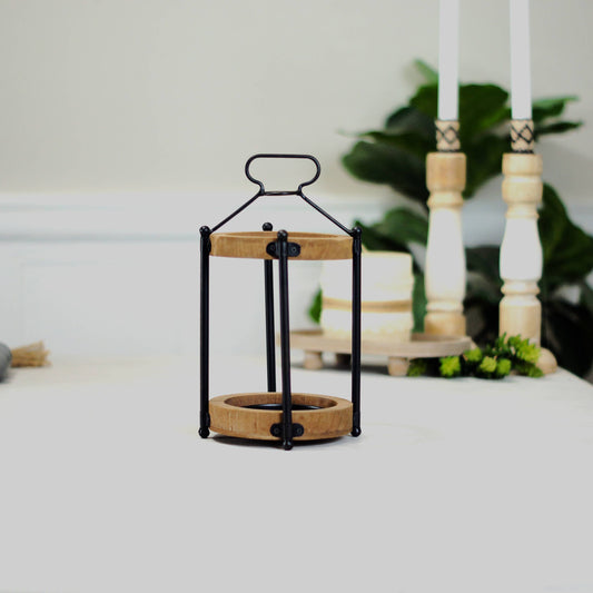 Wood and Metal Lantern