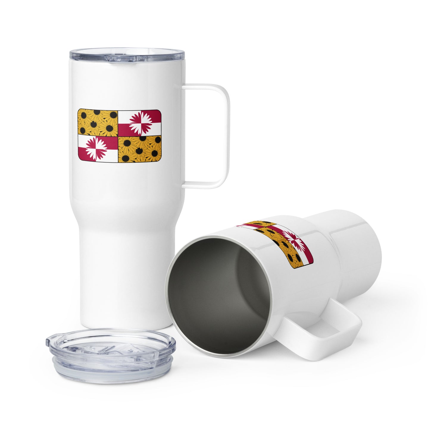 Black Eyed Susan Flag - Travel Mug