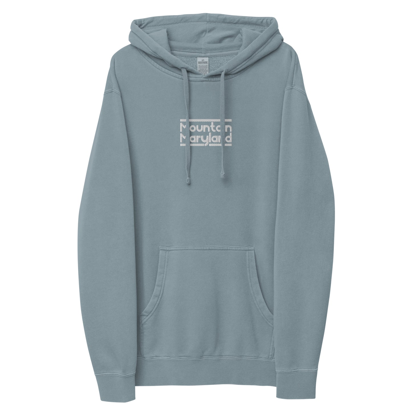 Mountain Maryland - Unisex Pigment-Dyed Hoodie