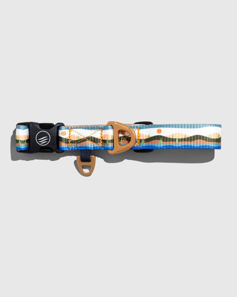 (R)evolution™ Recycled Woven Dog Collar: Shortbread / S