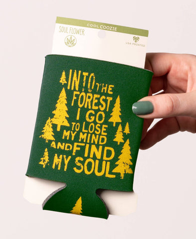 Into the Forest Coozie - Camping Can Coolers Koozies