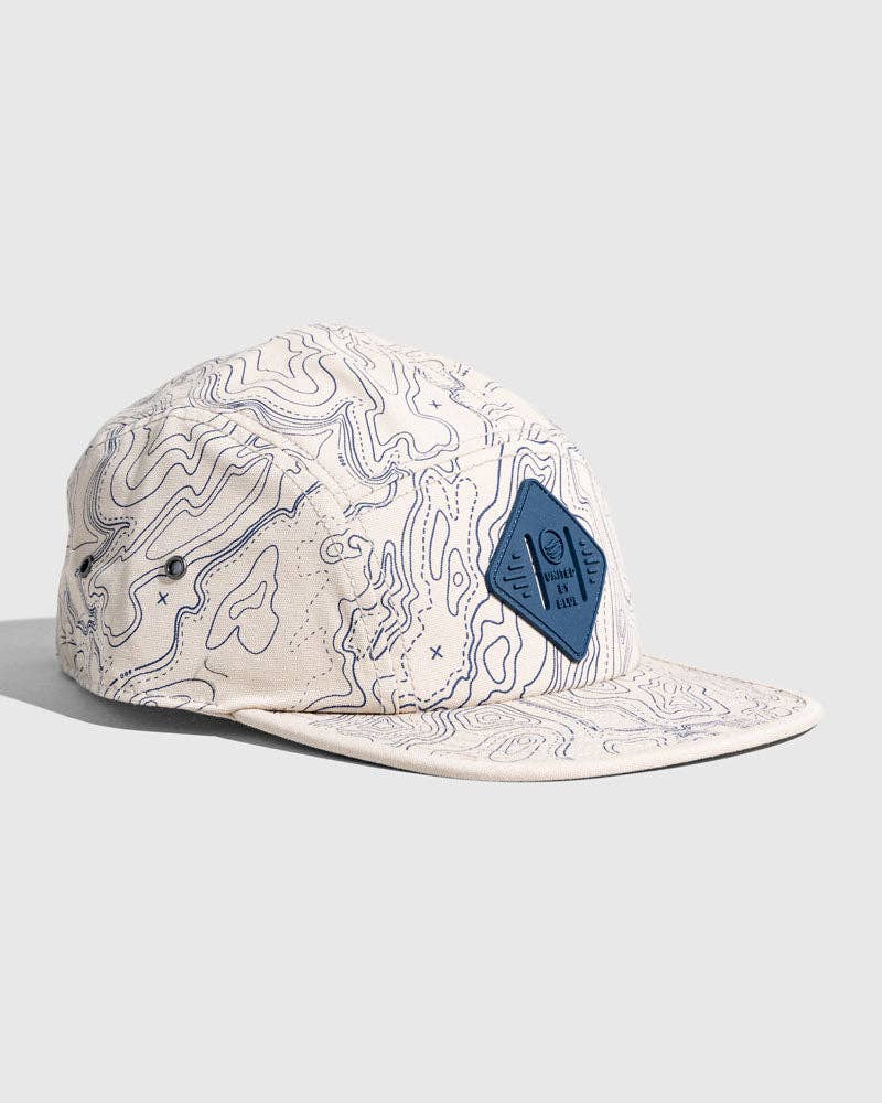 Organic 5-Panel Hat: Bone