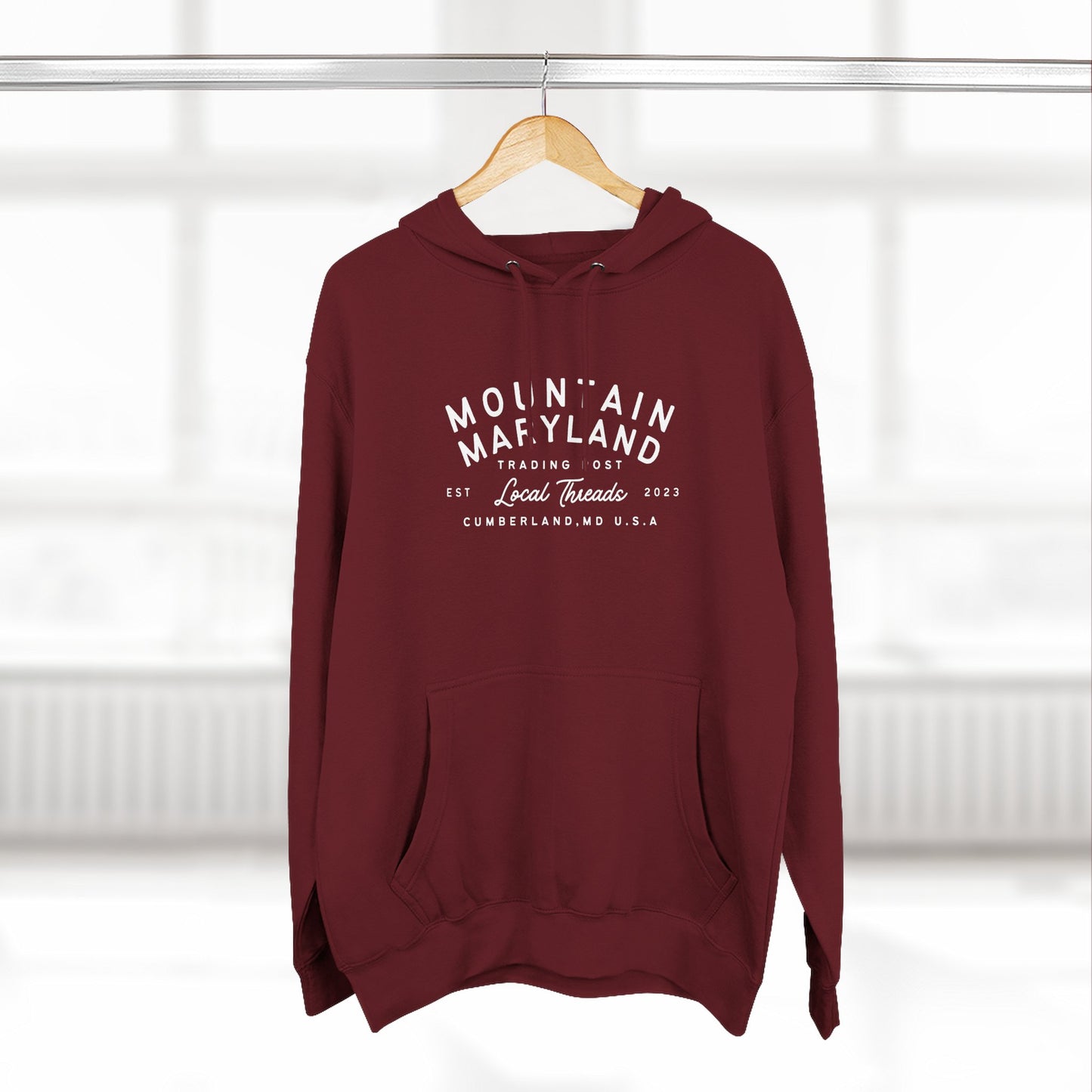 Local Threads - Three-Panel Fleece Hoodie