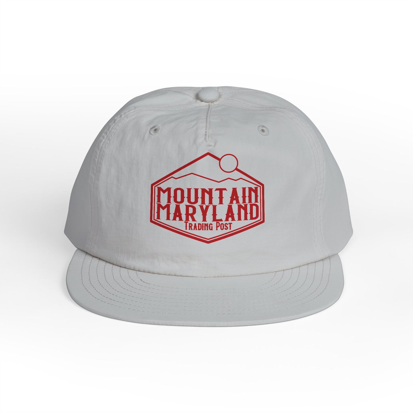 Mountain Maryland Surf Cap — Vintage Red Logo Snapback Hat