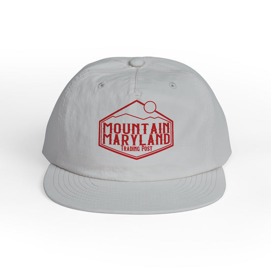 Mountain Maryland Surf Cap — Vintage Red Logo Snapback Hat