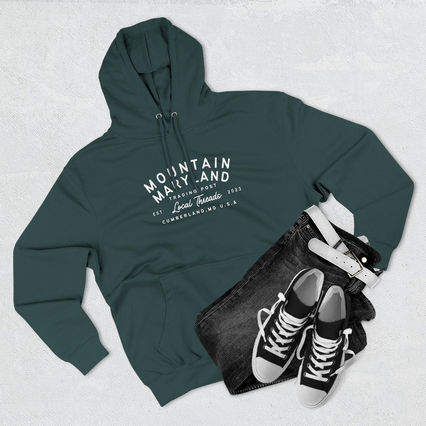 Local Threads - Three-Panel Fleece Hoodie