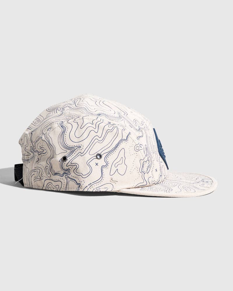 Organic 5-Panel Hat: Bone