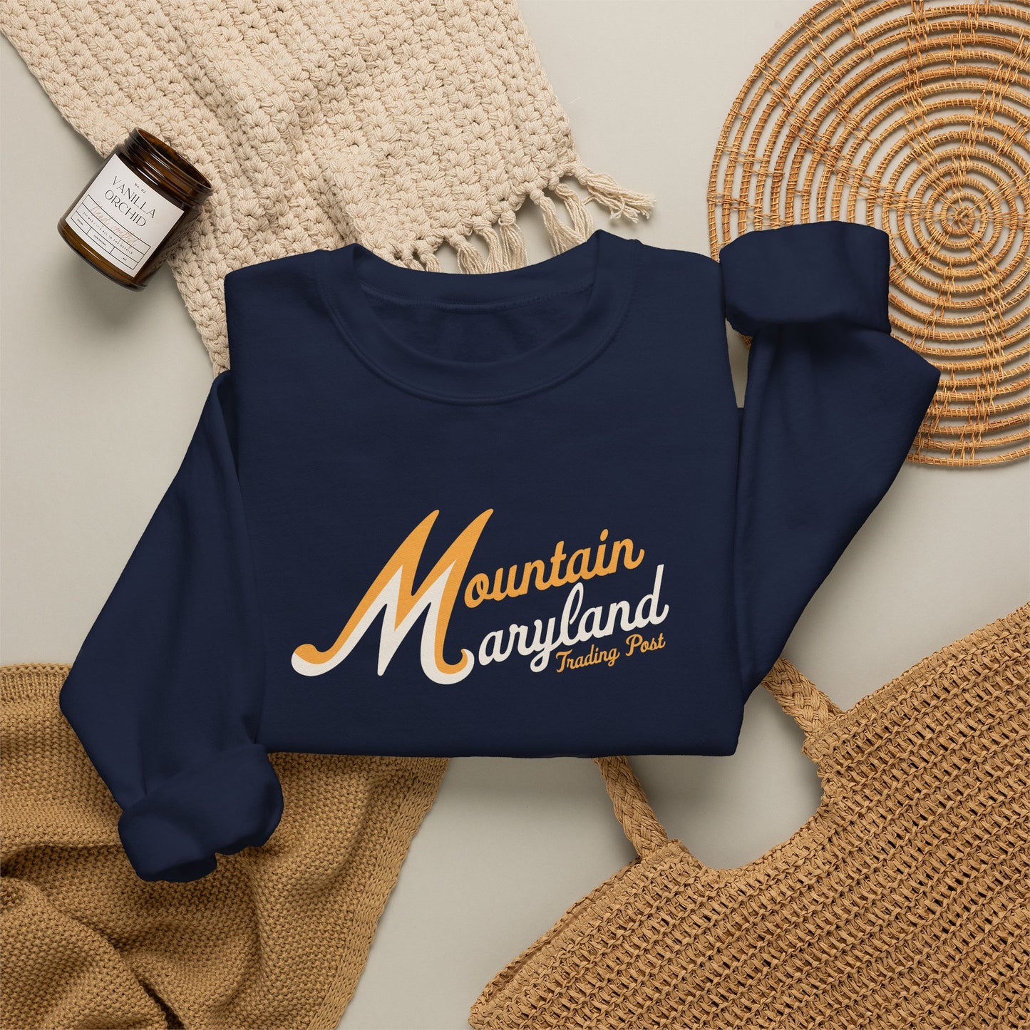 Mountain Maryland Lettermark - Crewneck Sweatshirt