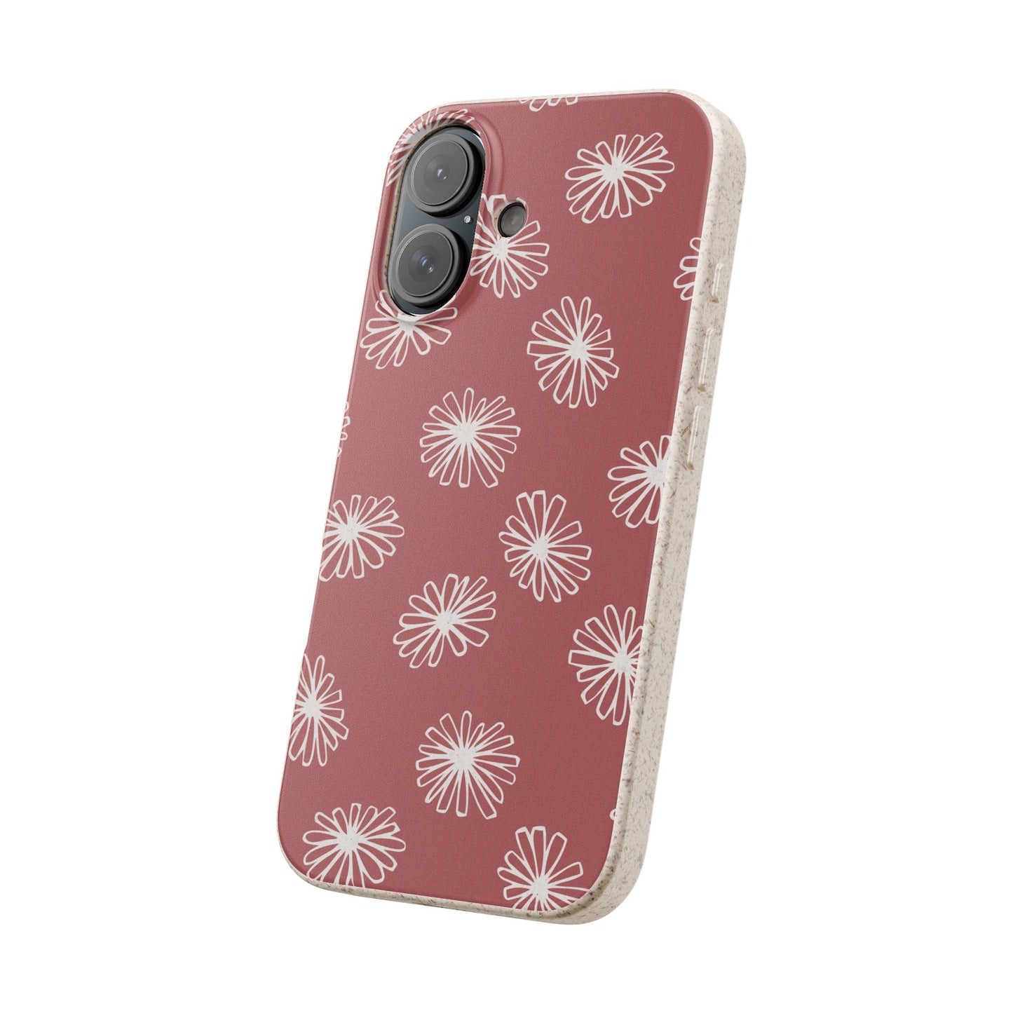 Vintage Pink Daisy - Biodegradable Phone Case