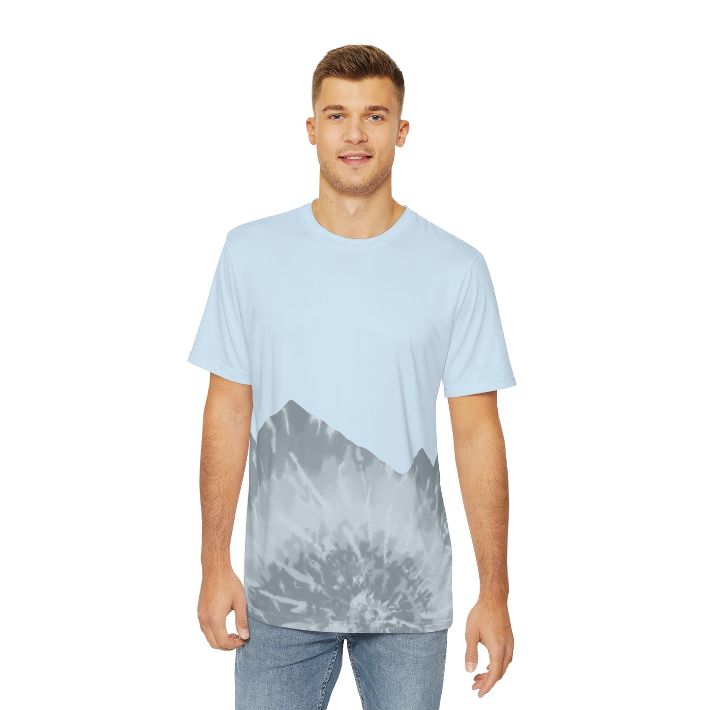 Blue Range Tie-Dye - Men's Polyester Tee