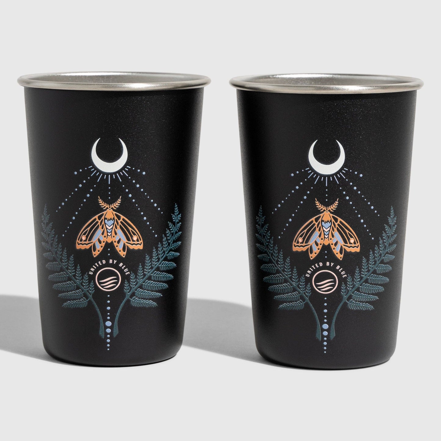 16OZ STAINLESS STEEL TUMBLERS: Lunar Moth
