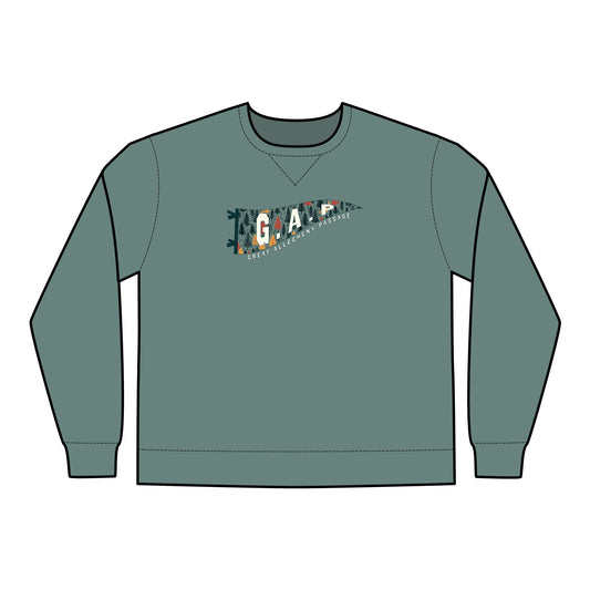 GAP Pennant - Unisex ComfortWash® Garment Dyed Crewneck Sweatshirt