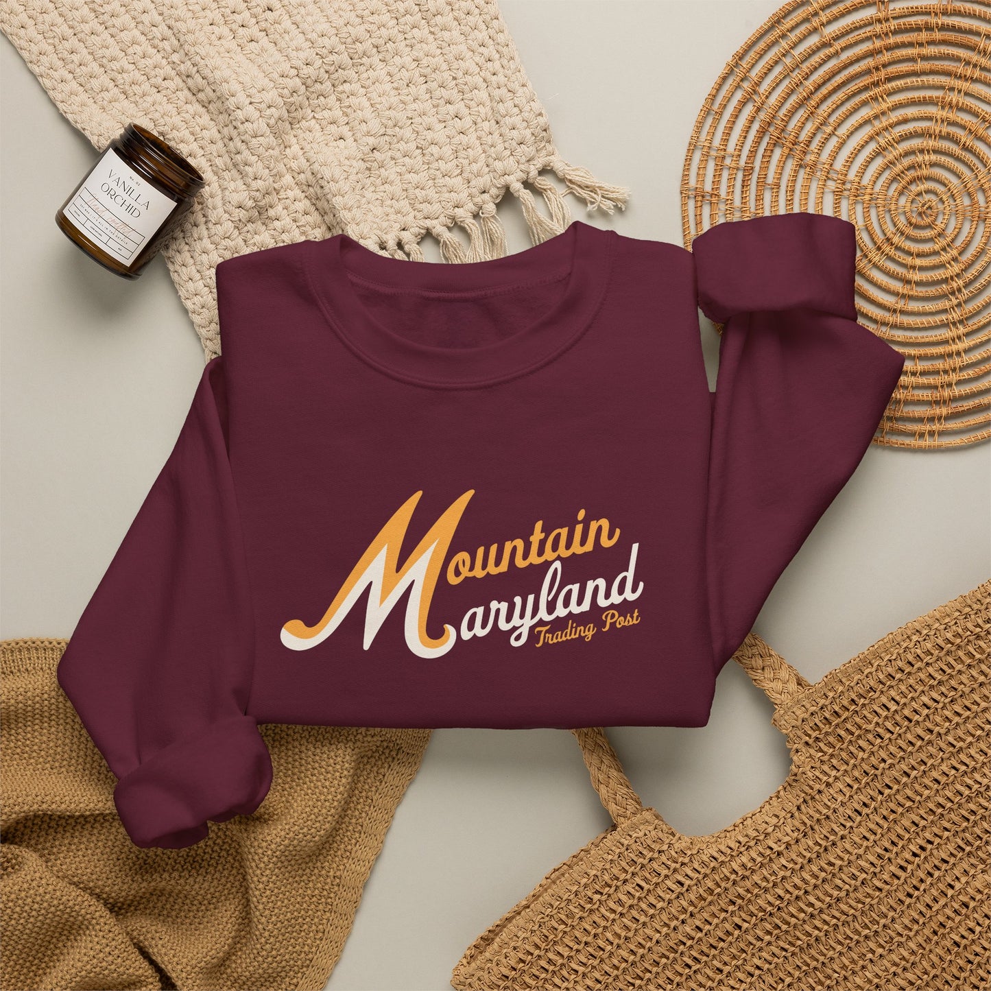 Mountain Maryland Lettermark - Crewneck Sweatshirt