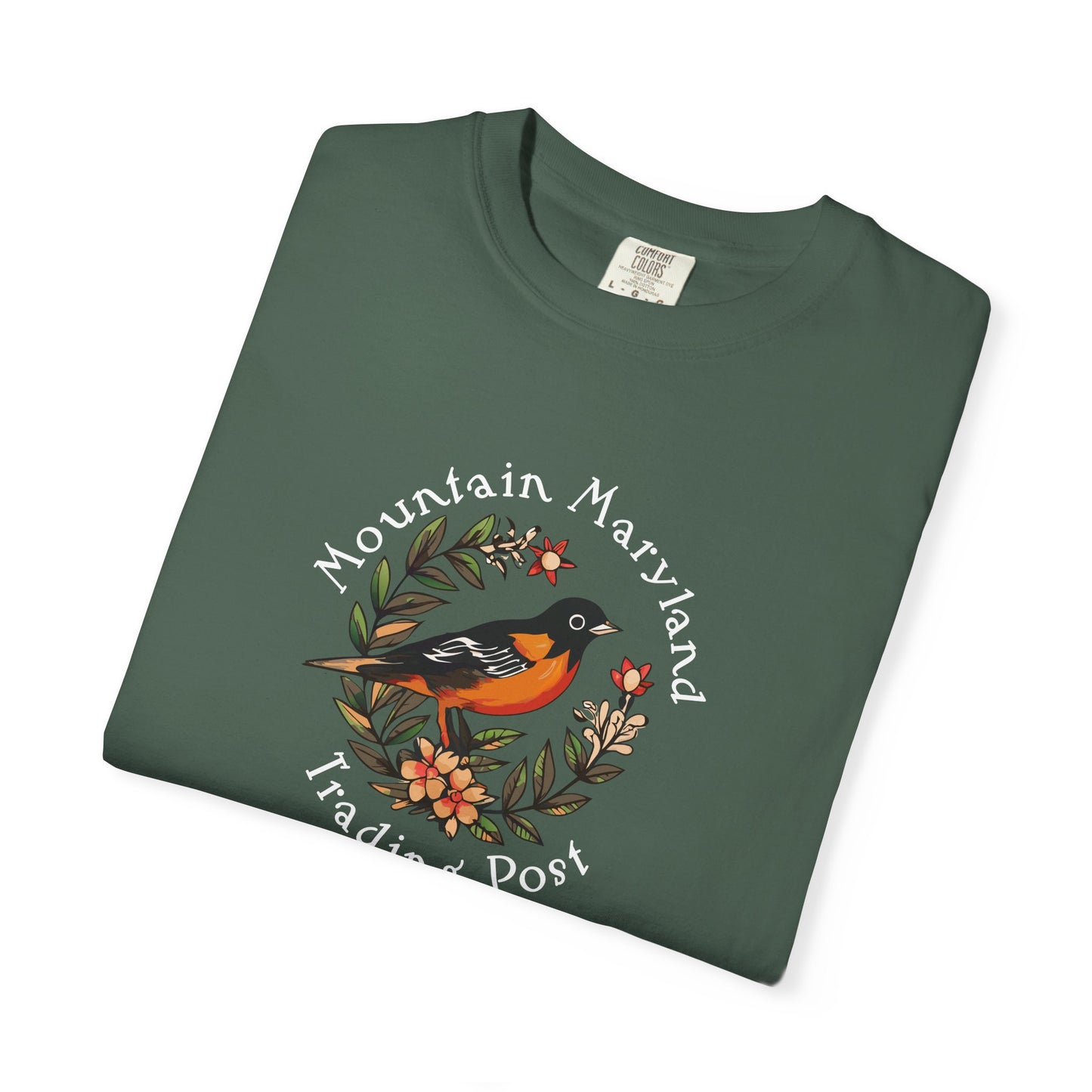 Oriole Branch - Unisex Garment-Dyed Tee Shirt