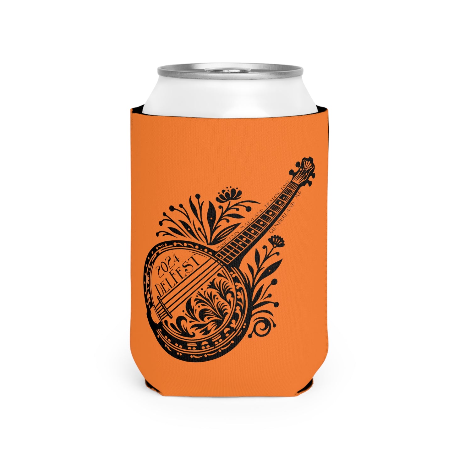 DelFest Banjo Can Cooler Sleeve