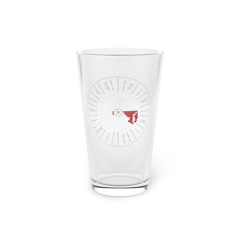 Cumberland Hub - Pint Glass, 16oz