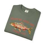 Quilted Rainbow Trout - Unisex Garment-Dyed Tee Shirt