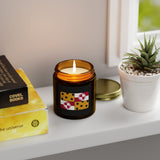 Black Eyed Susan MD Flag - Scented Candles, Coconut Apricot Wax (4oz, 9oz)