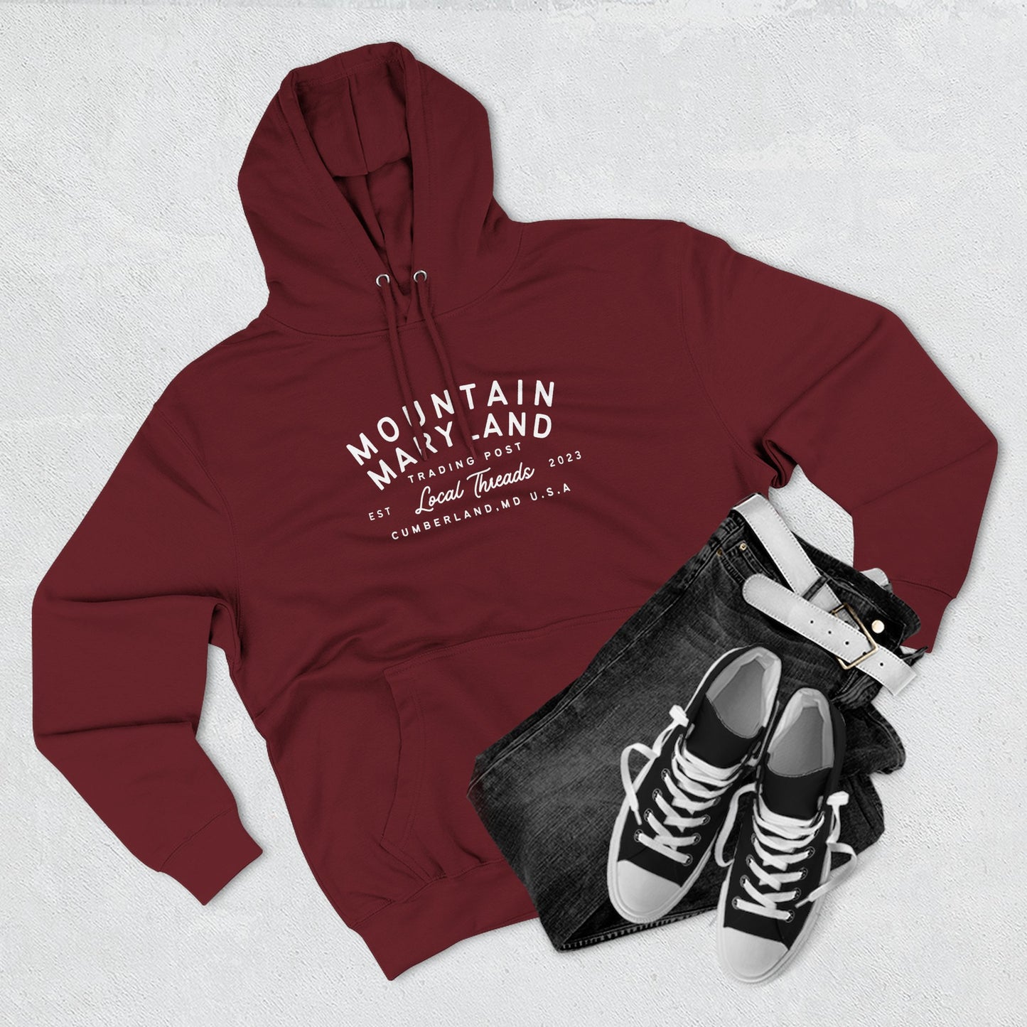 Local Threads - Three-Panel Fleece Hoodie