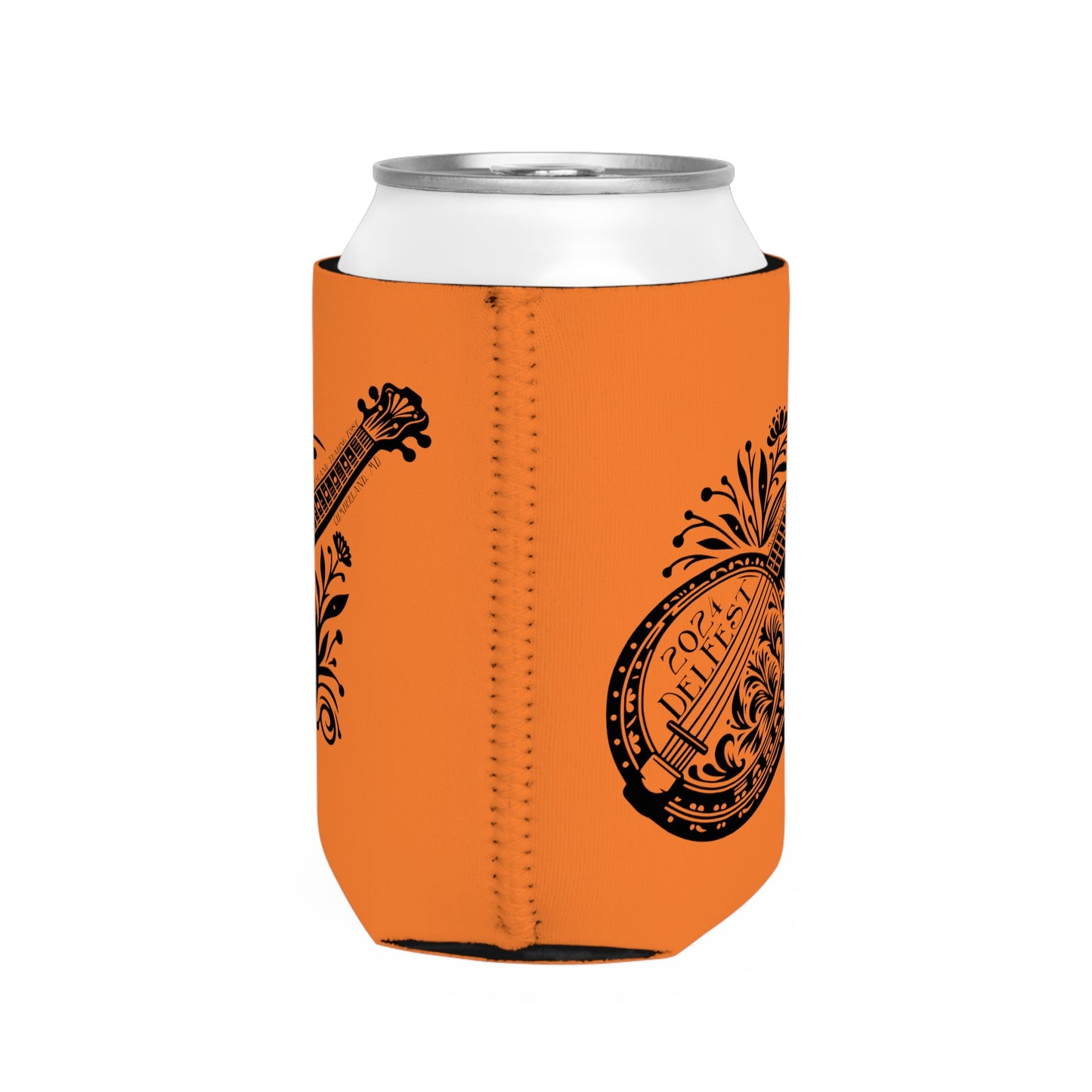 DelFest Banjo Can Cooler Sleeve