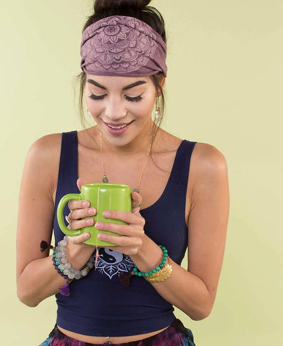 Mauve Mandala Boho Headband