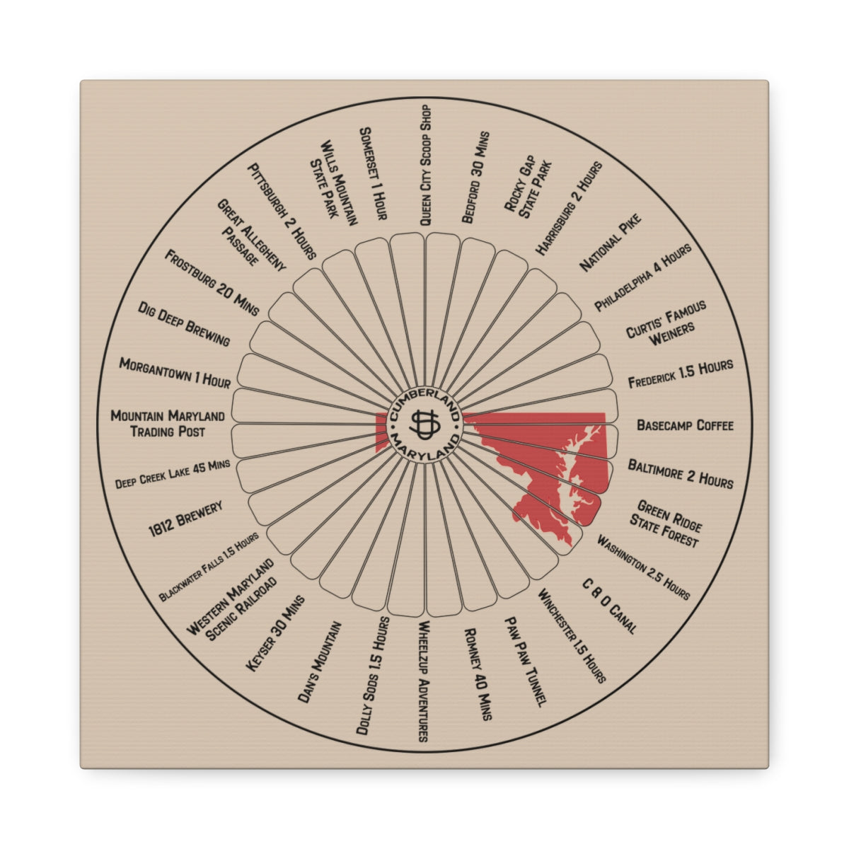 Cumberland Hub -  Matte Canvas