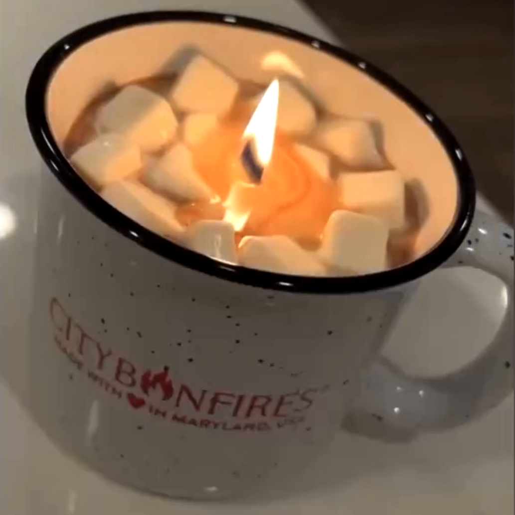 Hot Chocolate Scented Candle Mug
