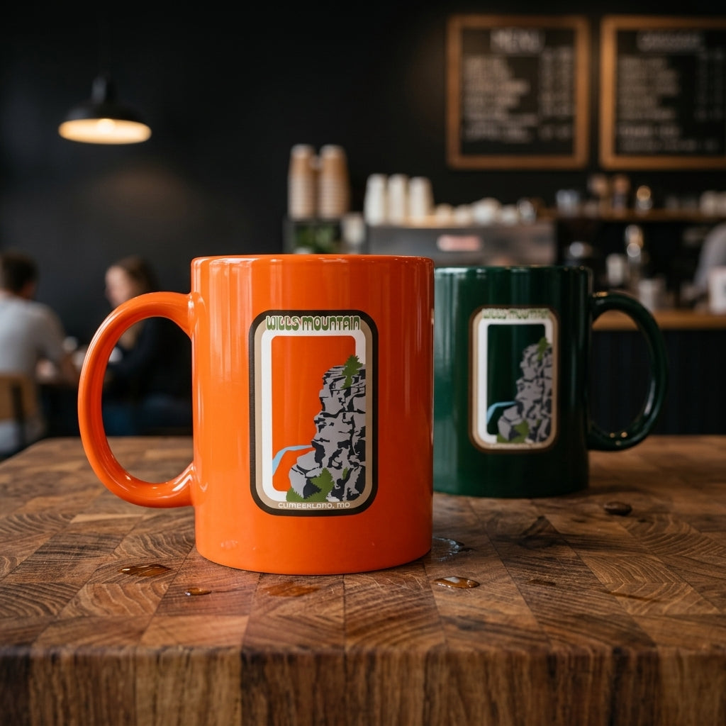 Wills Mountain - Retro Ceramic Mug