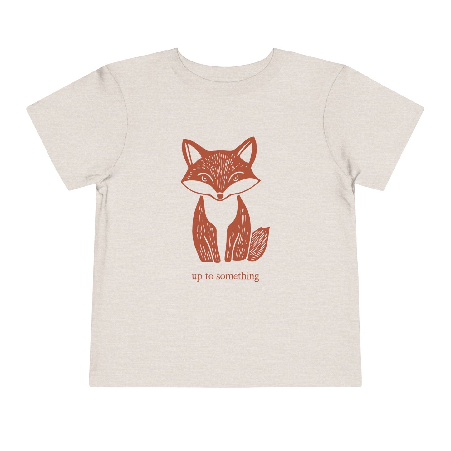 'Up to something' Fox - Toddler Tee