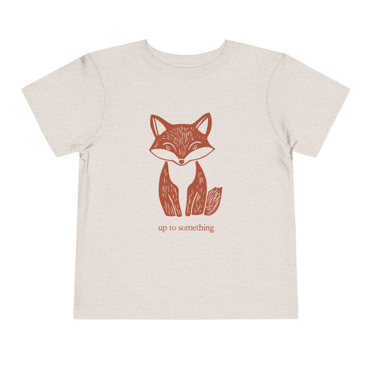 'Up to something' Fox - Toddler Tee