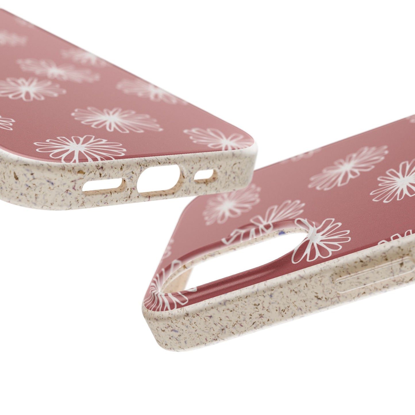 Vintage Pink Daisy - Biodegradable Phone Case
