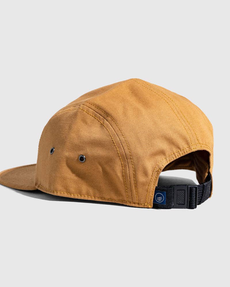 Organic 5-Panel Hat: Bone