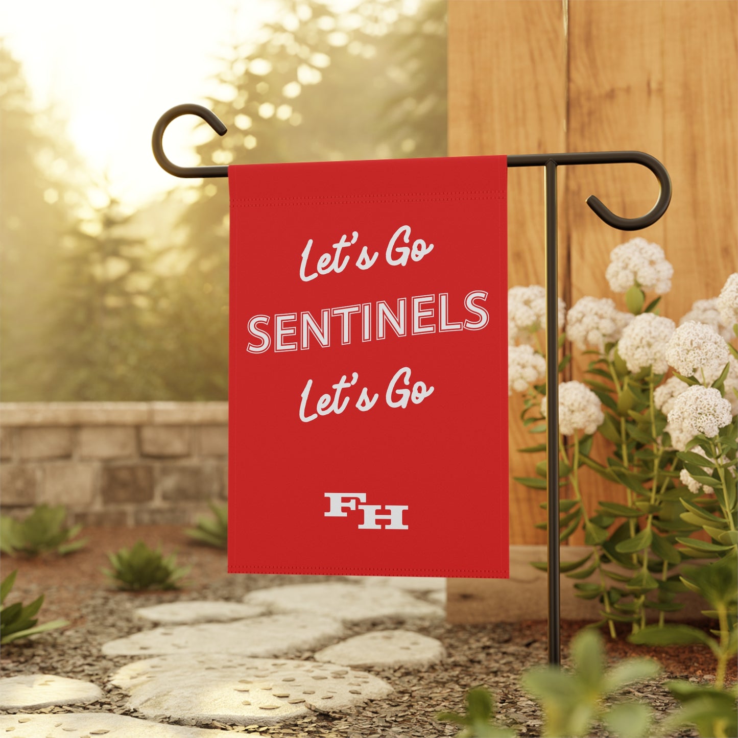 Let's Go Sentinels - Garden Flag