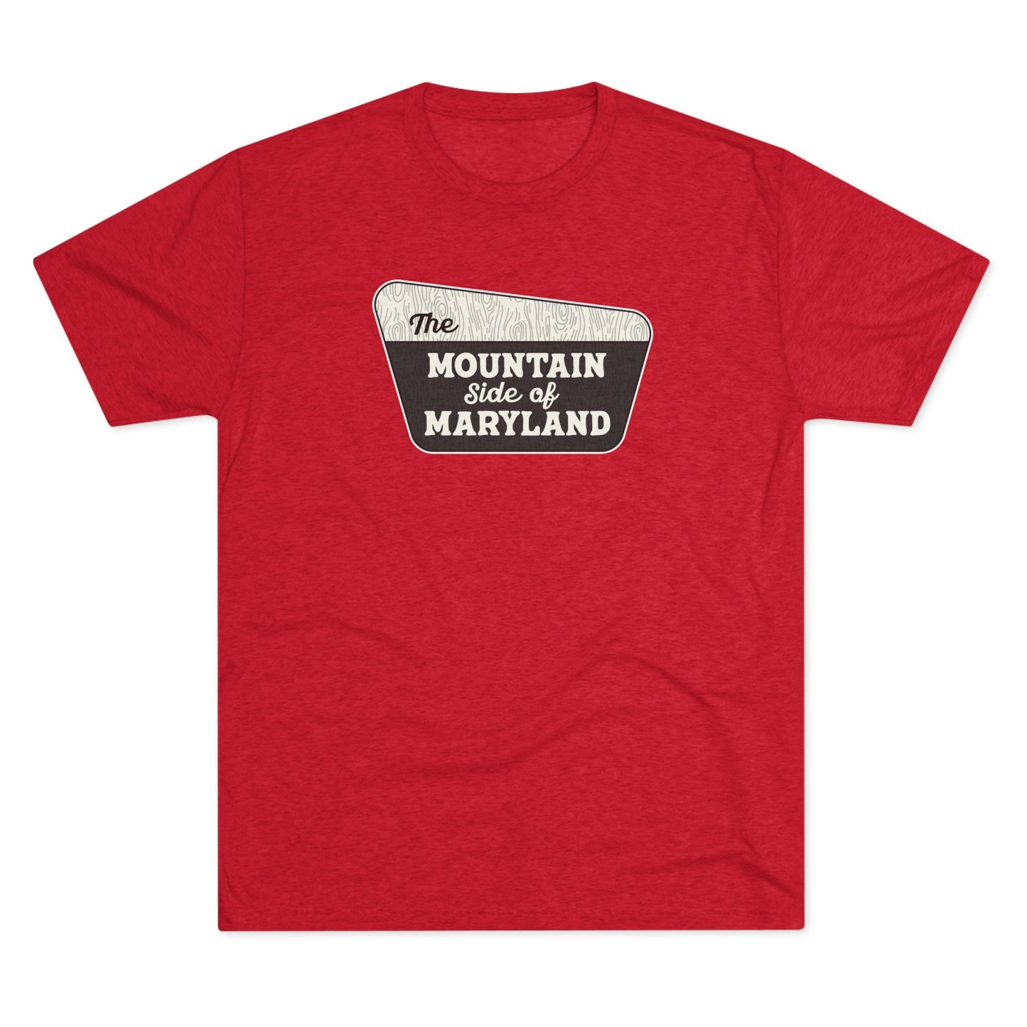 Mountain Side of Maryland - Unisex Tri-Blend Tee