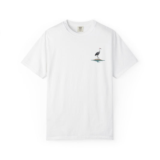 Sand Hill Crane Unisex Garment-Dyed T-Shirt