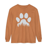 Piney Paw - Unisex Garment-Dyed Long Sleeve T-Shirt
