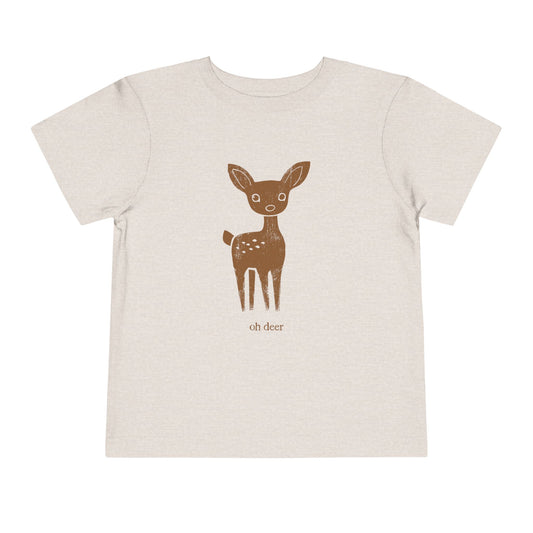 'Oh deer' Deer - Toddler Tee