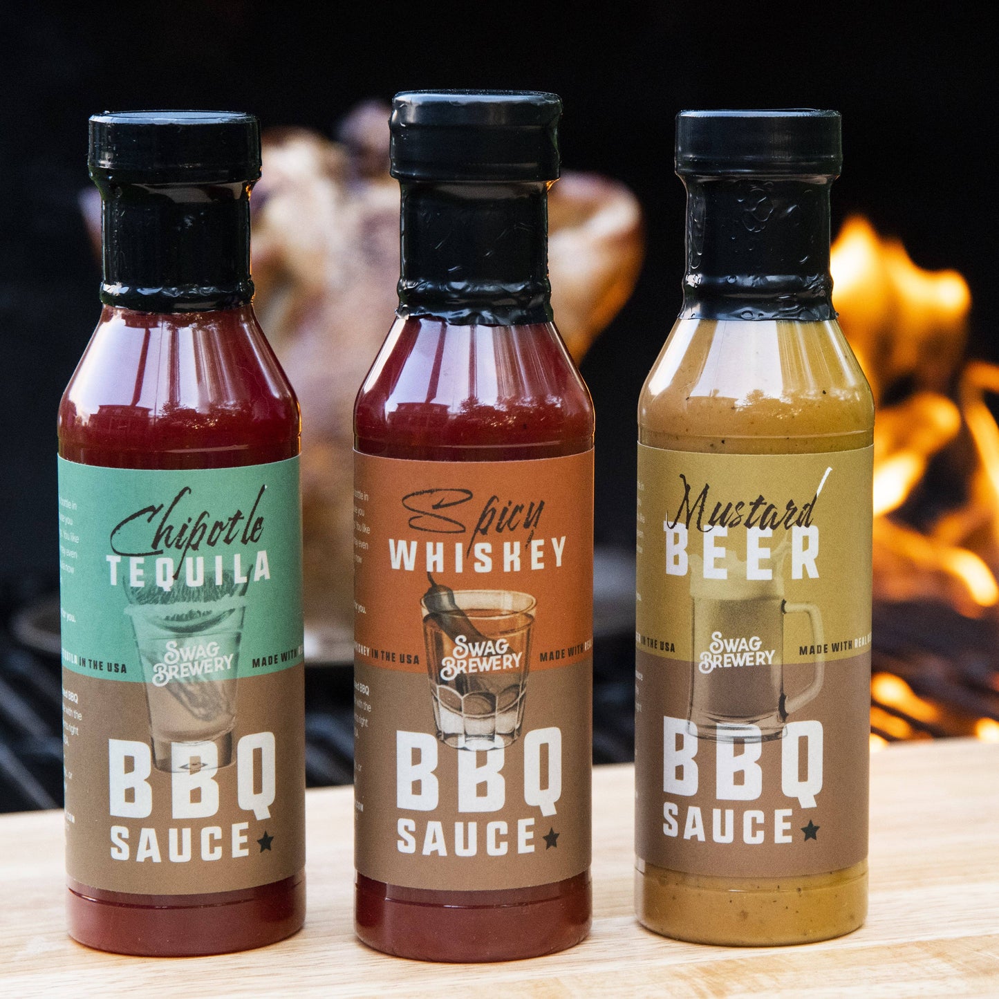 Booze-infused BBQ Sauce Mixed Case