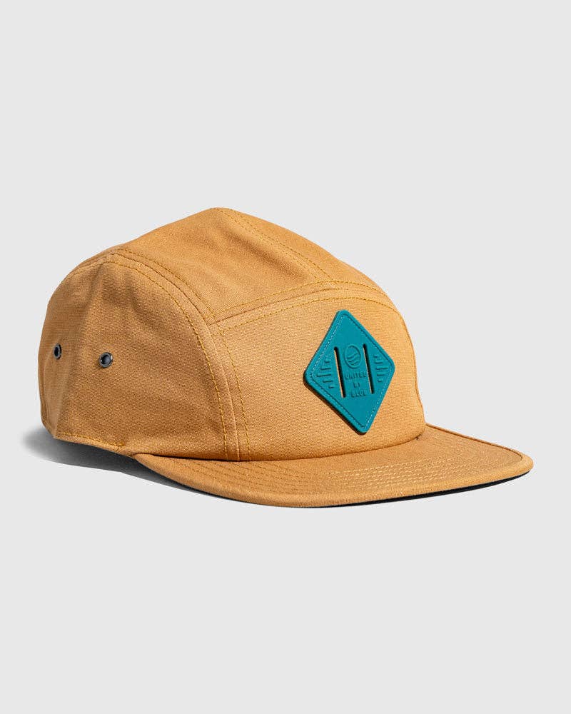 Organic 5-Panel Hat: Bone